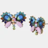 Betsey Johnson Betsey Love Fest Butterfly Stud Earrings<Women Jewelry