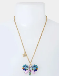 Betsey Johnson Betsey Love Fest Butterfly Slider Necklace<Women Jewelry