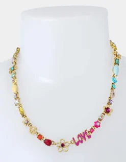 Betsey Johnson Betsey Love Fest Mixed Collar Necklace<Women Jewelry