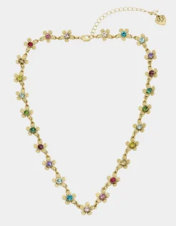 Betsey Johnson Betsey Love Fest Stone Flower Collar Necklace<Women Jewelry