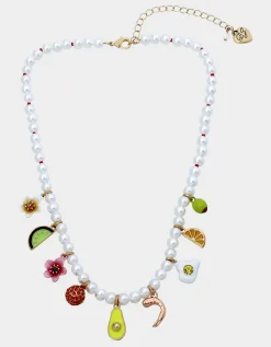 Betsey Johnson Betseys Brunch Charm Frontal Necklace<Women Jewelry