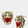 Betsey Johnson Betseys Cheetah Studs<Women Jewelry