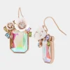 Betsey Johnson Betseys Flower Stone Drop Earrings<Women Jewelry