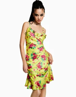 Betsey Johnson Betseys Painted Rose Midi Dress<Women Clothing