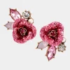 Betsey Johnson Betseys Rose Studs<Women Jewelry