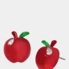 Betsey Johnson Charm School Apple Studs<Women Jewelry