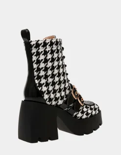 Betsey Johnson Cotton Black/White<Women Shoes