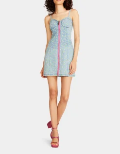 Betsey Johnson Denim Lover Bustier Mini Dress<Women Clothing