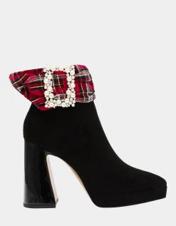 Betsey Johnson Idris Black/Red<Women Shoes