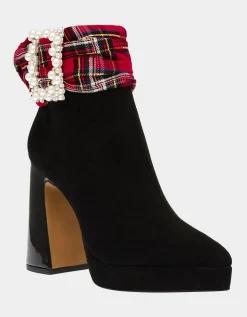 Betsey Johnson Idris Black/Red<Women Shoes
