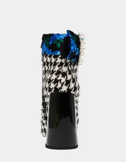 Betsey Johnson Idris Black/White<Women Shoes