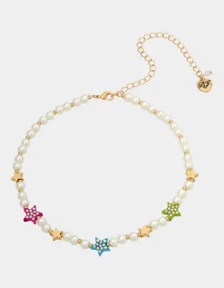 Betsey Johnson Kidult Kitsch Pearl Collar Necklace<Women Jewelry