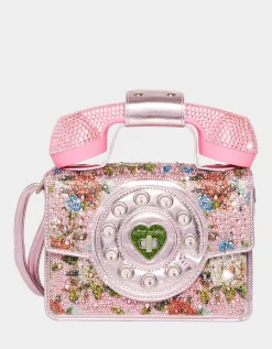 Betsey Johnson Kitsch Gimme A Ring Phone Bag<Women Handbags