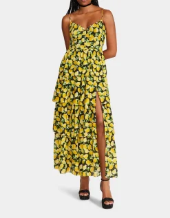 Betsey Johnson La La Lemons Maxi Dress<Women Clothing