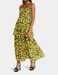 Betsey Johnson La La Lemons Maxi Dress<Women Clothing