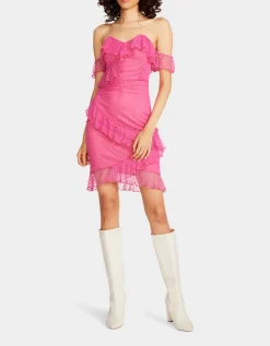 Betsey Johnson Meshing Around Strapless Mini Dress<Women Clothing