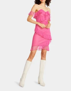 Betsey Johnson Meshing Around Strapless Mini Dress<Women Clothing