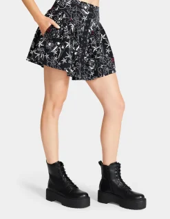 Betsey Johnson Pretty In Punk Vintage Inspired Flounce Mini Skirt Nt<Women Clothing