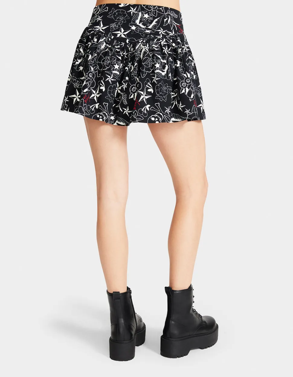 Betsey Johnson Pretty In Punk Vintage Inspired Flounce Mini Skirt Nt<Women Clothing