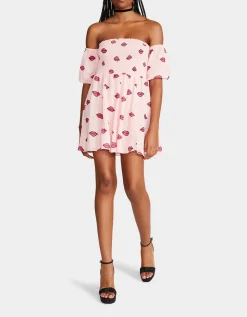 Betsey Johnson Pucker Up Mini Dress<Women Clothing