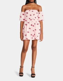Betsey Johnson Pucker Up Mini Dress<Women Clothing