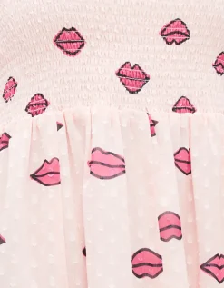 Betsey Johnson Pucker Up Mini Dress<Women Clothing