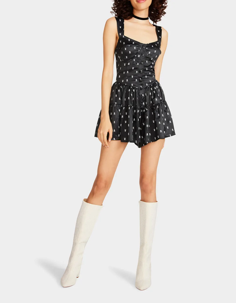 Betsey Johnson Skulltastic Romper<Women Clothing