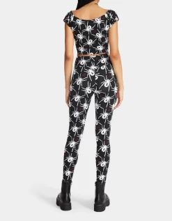 Betsey Johnson 80Th Bash Second Skin Legging Black/White<Women Clothing