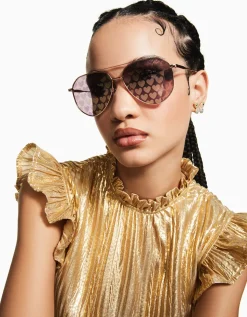 Betsey Johnson The Fine Print Sunglasses<Women Accessories