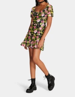 Betsey Johnson Vintage Floral Mini Dress<Women Clothing