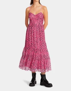 Betsey Johnson Wild N Out Stretch Lace Corset Midi<Women Clothing